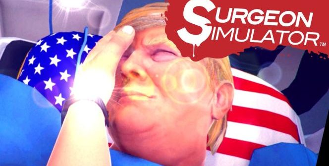 À noter que Surgeon Simulator 2013 est actuellement proposé à 1,99 sur Steam et que l'upgrade vers l'Anniversary Edition peut être achetée pour 0,59. Essayer d'opérer Charcuter Donald Trump ne vous coûtera donc pas très cher...