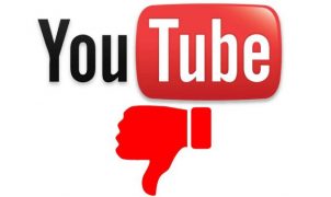 Le bouton dislike ne va nulle part, mais le chiffre sera caché.