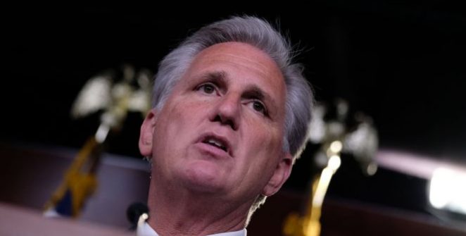 Le chef de la minorité de la Chambre, Kevin McCarthy, R-Calif., A déclaré que les jeux vidéo pourraient contribuer aux futurs tournages de masse lorsque interrogés à ce sujet dans une interview télévisée dimanche matin.