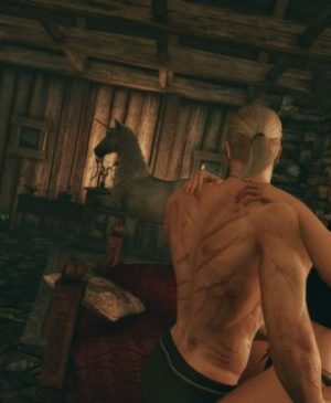 Geralt de Rivia n'a jamais été complètement nu, même dans The Witcher 3, car les tableaux de classement n'ont pas nécessairement accepté la nudité pour le protagoniste.