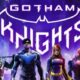 Batgirl, Nightwing, Red Hood et Robin, les principaux personnages de la key art promotionnelle de Gotham Knights.