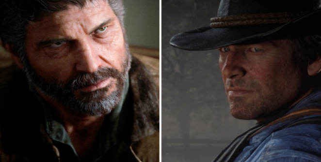 C'est-à-dire que les acteurs jouant les personnages, Roger Clark (Red Dead Redemption) et Troy Baker (The Last of Us), ont posté une photo d'eux en tenue de motion-capture.
