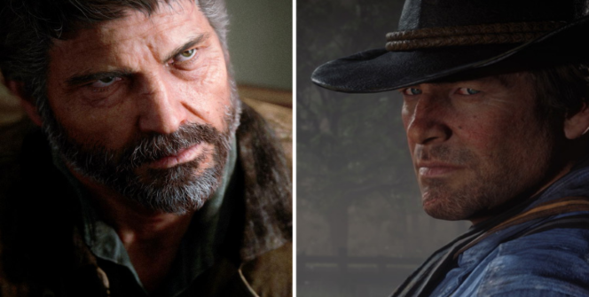 C'est-à-dire que les acteurs jouant les personnages, Roger Clark (Red Dead Redemption) et Troy Baker (The Last of Us), ont posté une photo d'eux en tenue de motion-capture.