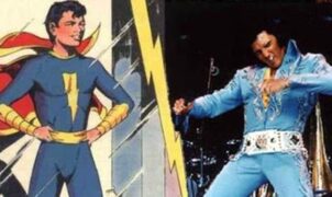 MOVIE NEWS - La star d'Elvis Austin Butler, qui l'incarne dans le nouveau biopic de Baz Luhrmann, a expliqué comment le super-héros a inspiré le roi du rock 'n' roll.