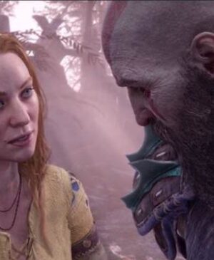 Un artiste de talent partage un magnifique dessin représentant Kratos, Atreus et Faye de God of War Ragnarok réunis en famille.