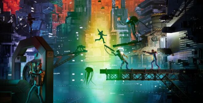 Flashback 2 présente un univers vibrant de science-fiction/cyberpunk et explore plusieurs environnements, notamment New Tokyo, New Washington