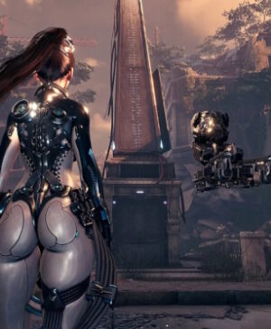 Les développeurs ne semblent pas cacher qu'ils utilisent le personnage principal de Stellar Blade, EVE, et l'apparence de son actrice comme publicité.
