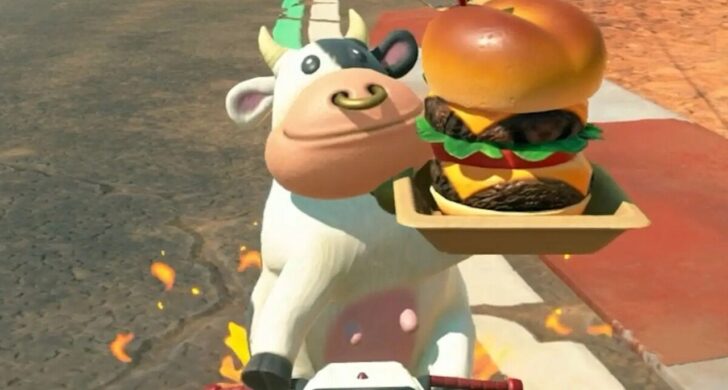 Ce n’est pas une blague. PETA accuse Nintendo de promouvoir la cruauté animale avec le personnage de la vache dans Mario Kart World. L’association réclame que la société retire l’anneau nasal, qu’elle considère comme un symbole de brutalité.