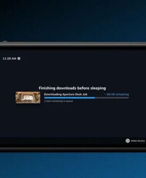 Enfin là: le Steam Deck télécharge écran éteint, puis passe en veille automatiquement !