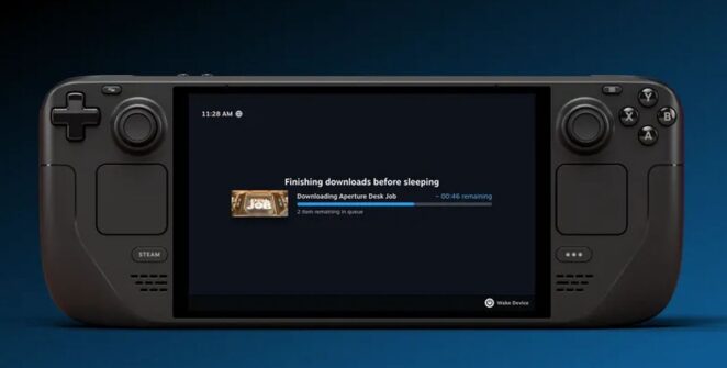 Enfin là: le Steam Deck télécharge écran éteint, puis passe en veille automatiquement !