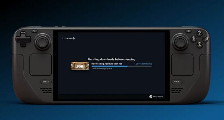 Enfin là: le Steam Deck télécharge écran éteint, puis passe en veille automatiquement !