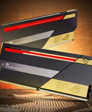 ACTUALITÉS TECH - Les barrettes ont fonctionné à 8800 MT/s lors de la démonstration, où Asus a utilisé l’une de ses propres cartes mères.