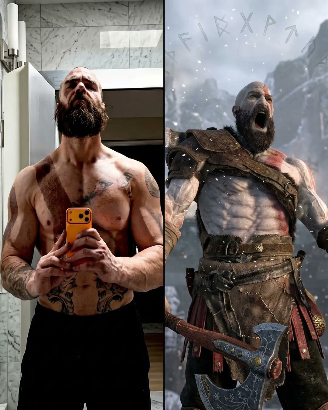 Ryan Hurst montre à quoi il aurait ressemblé en Kratos, tandis que le saut temporel de la saison 2 de God of War se précise